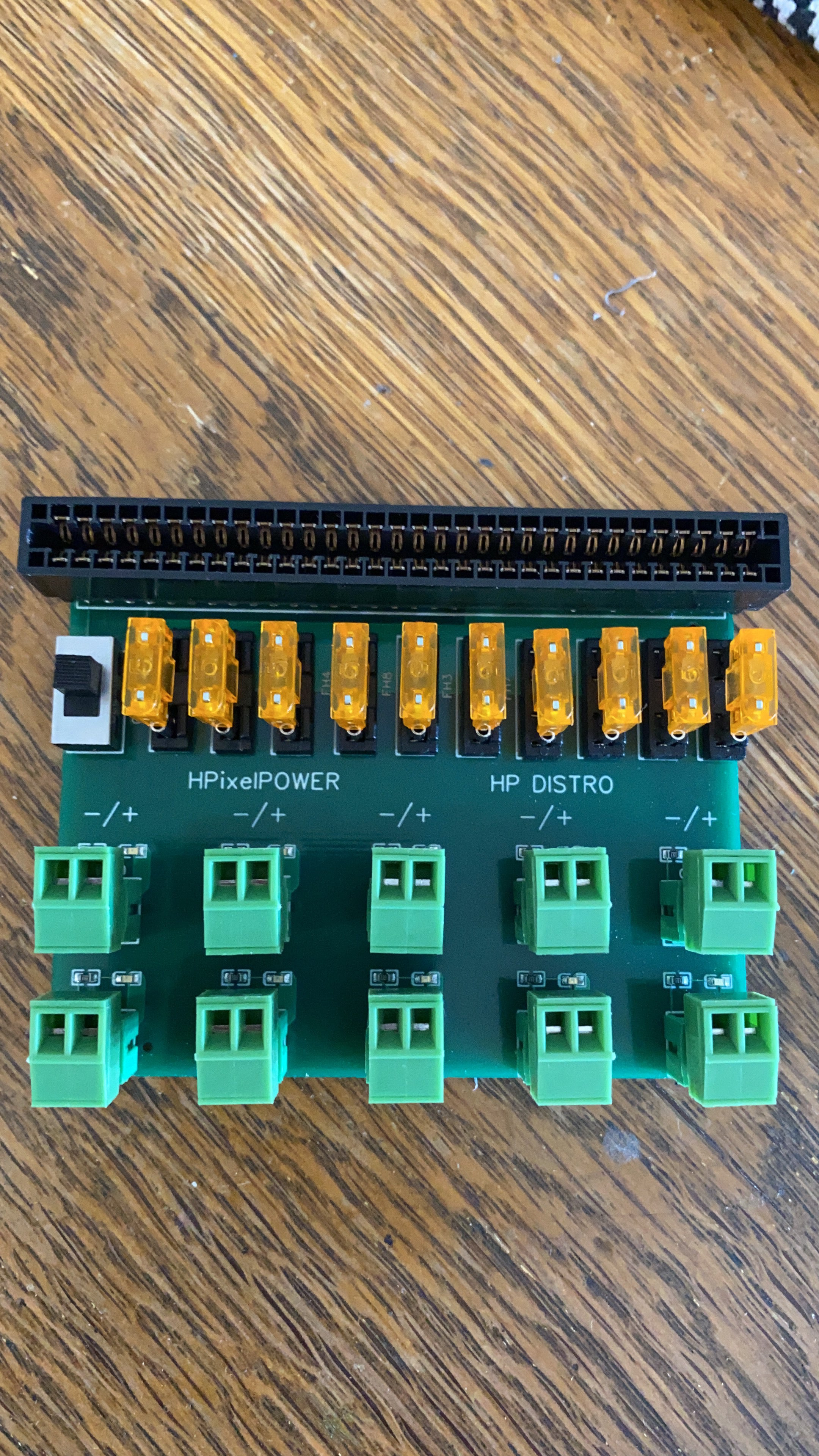 Power injection Breakout board – HPixelPower